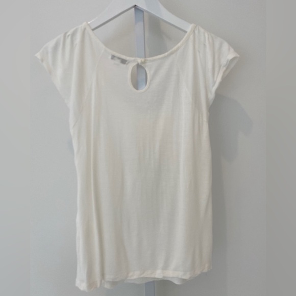 PANIZ IVORY TEE- SHIRT TOP SIZE XS NWOTS! - Picture 3 of 13